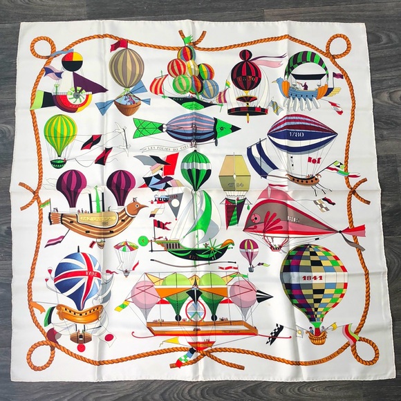 Hermes Accessories - SALE🔥🔥 Hermès Les Folies Du Ciel Silk Scarf